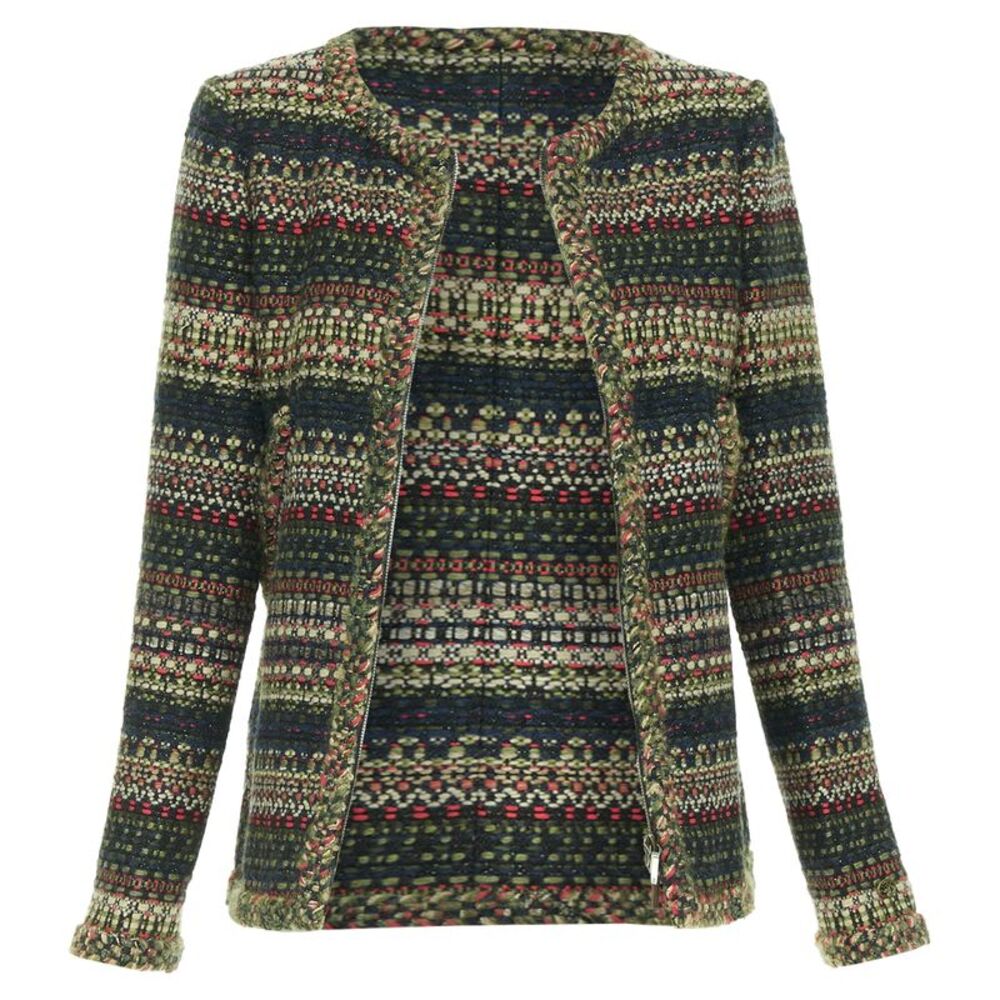 Chanel tweed deer jacket